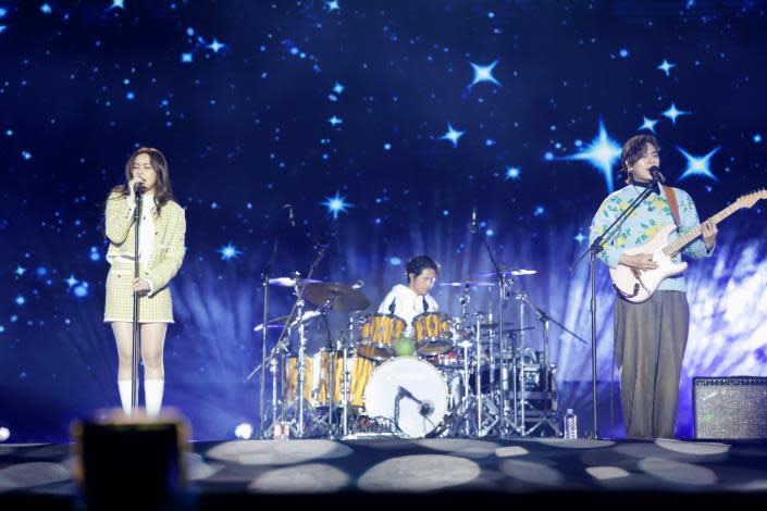 「2024台南好Young」搖滾耶誕演唱會，告五人「披星戴月的想你」輪番上陣，高潮不斷。圖/台南市政府提供