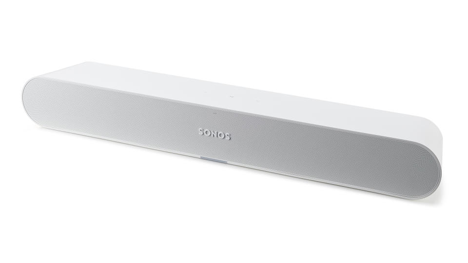 Sonos Ray soundbar on a white background