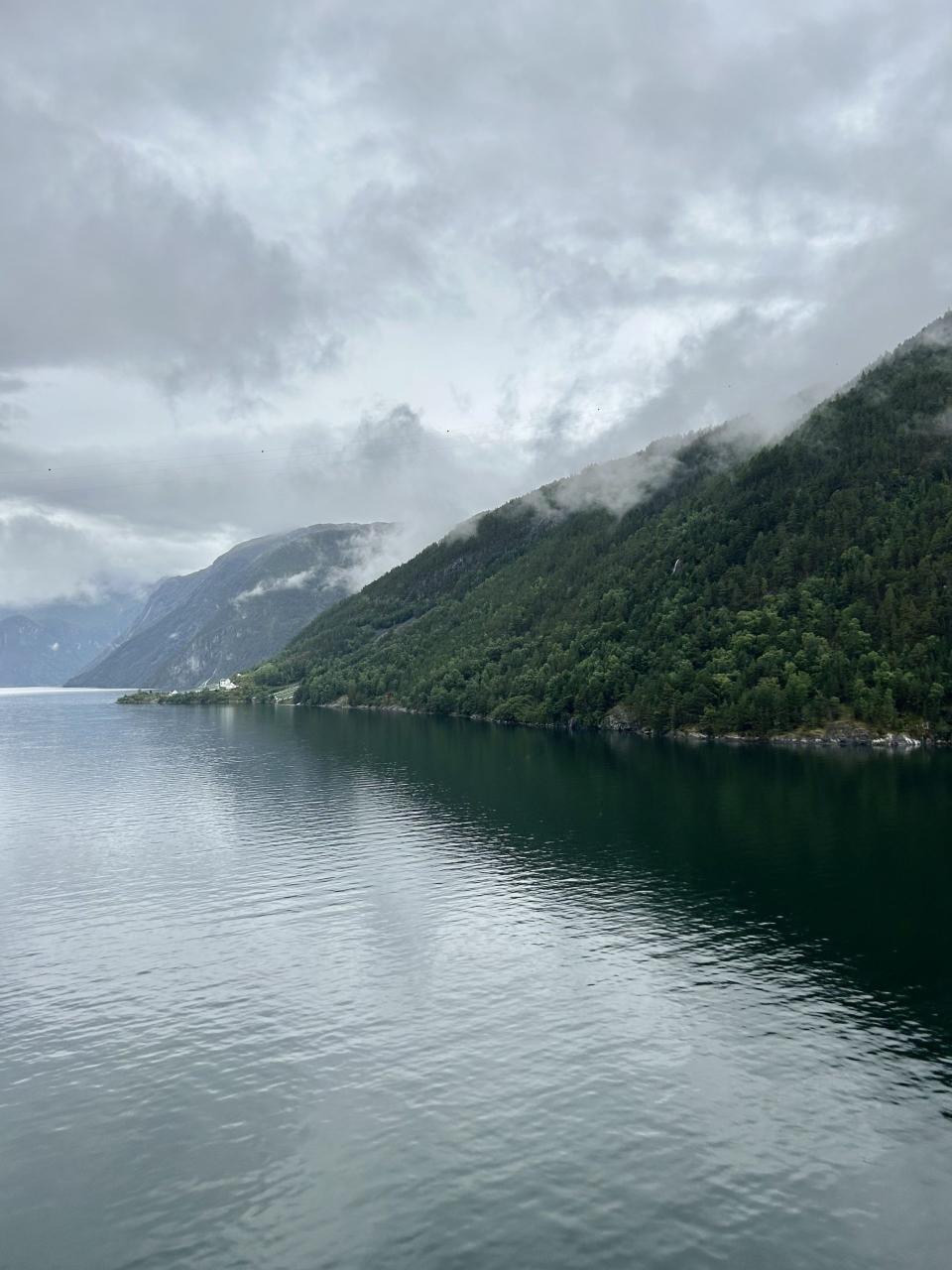 Flåm liegt am Ende des Aurlandsfjords, eines Nebenarms des 204 Kilometer langen und bis zu 1.308 Meter tiefen Sognefjords.  - Copyright: Julia Poggensee