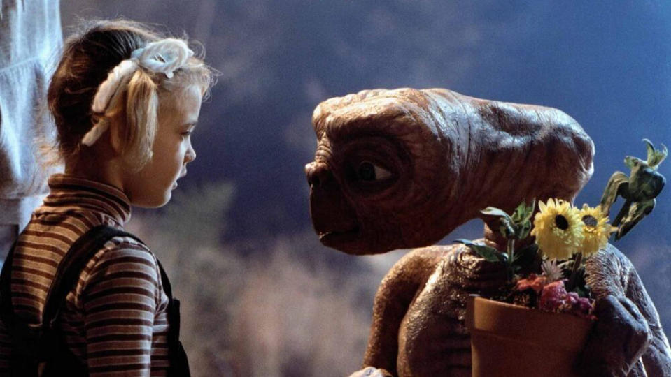 A still from Steven Spielberg's 1982 film E.T. the Extra-Terrestrial