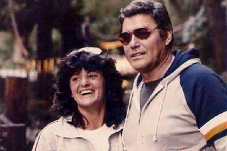 Araceli Lisazo y Guy Williams