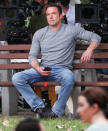 <p>Ben Affleck prepares to film scenes for his upcoming action-thriller <em>Hypnotic</em> in Austin, Texas, on Oct. 15.</p>