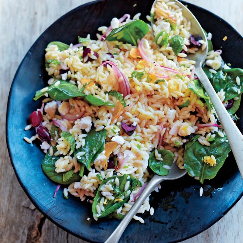 Spinach and Orzo Salad