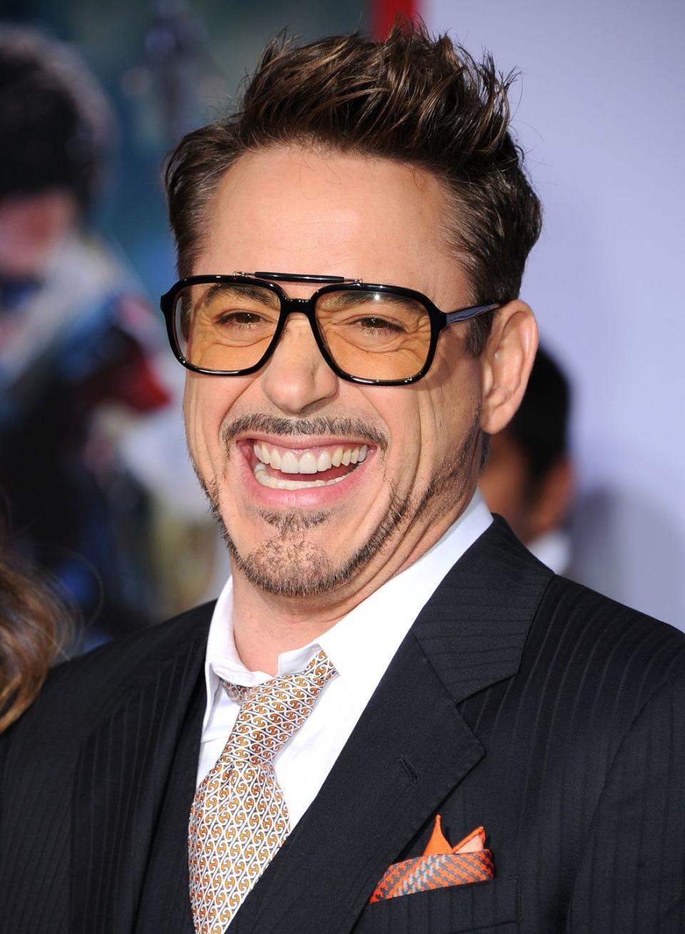 <p>Iron Man himself has long been known to sport the iconic Tony Stark goatee, on and off screen. His thin mustache is the essential connector for the whole look. </p>