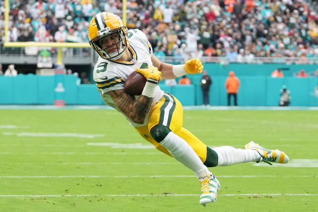 Hamstring injury makes WR Christian Watson unavailable for Packers' season  opener with Bears Detroit News - Bally Sports