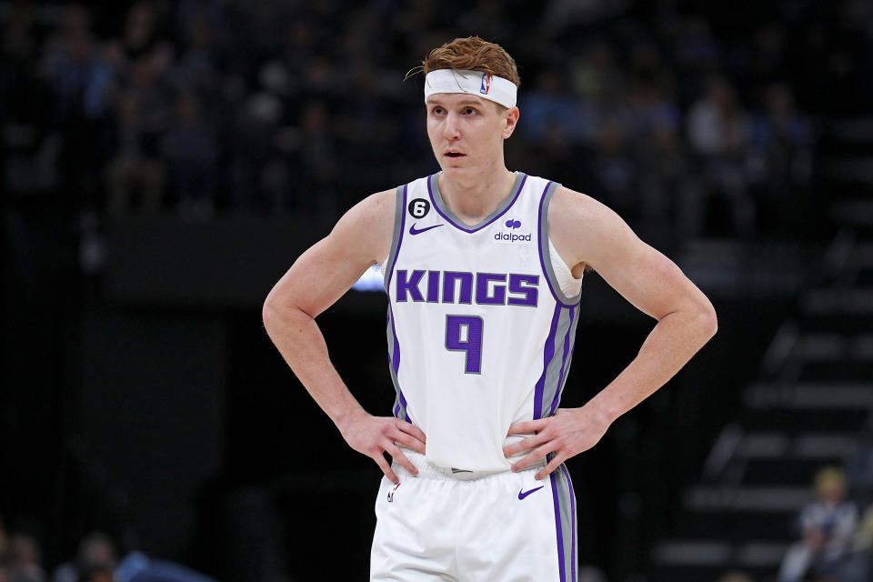 Kevin Huerter #9 of the Sacramento Kings was a fantastic revelation