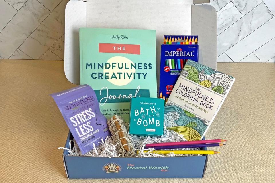 <p>cratejoy.com</p><p><strong>$44.99</strong></p><p>Available as a subscription or a one-time delivery, this wellness and self-care box includes a collection of four to six thoughtfully curated products, which act as tools to help you better understand mindfulness.</p><p><em><strong>What reviewers say: </strong>Gifted this to a friend and they absolutely loved it! The curated items were such a treat. Will be purchasing another box in the future.</em></p>