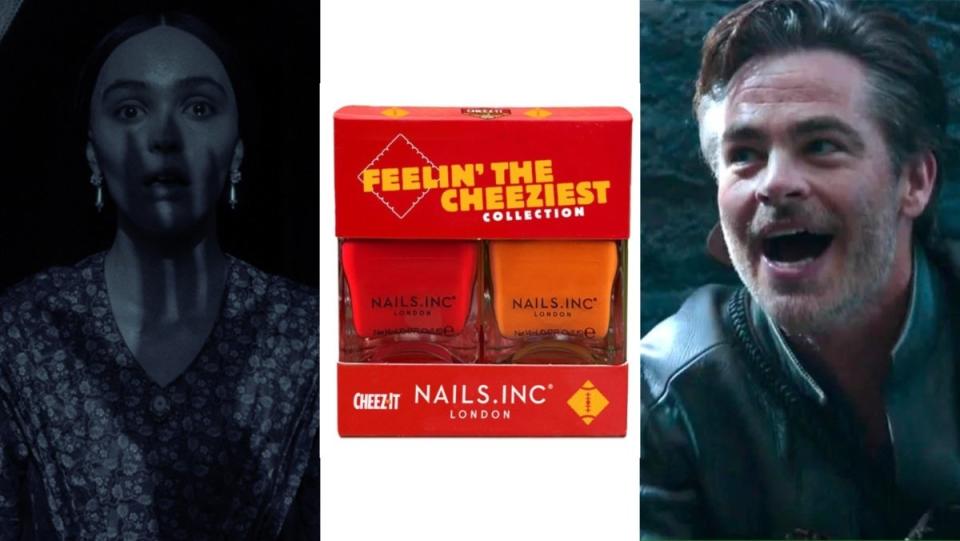 Premier aperçu de Nosferatu, vernis à ongles Cheez It, Chris Pine dans le film D&D