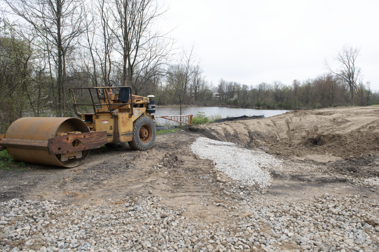 Triton Property Ventures is developing land off of White Pond drive, which it purchased about a year and a half ago. Ponds were created after the removal of peat bogs with previous owners.