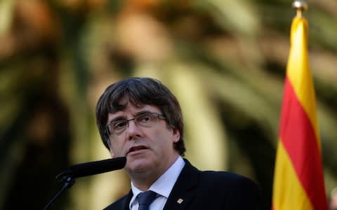 Catalan regional President Carles Puigdemont - Credit:  Spain Catalonia