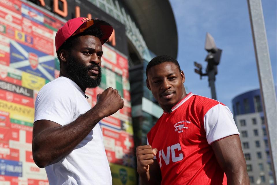 Buatsi (left) and Azeez were first scheduled to clash in October (Reuters)