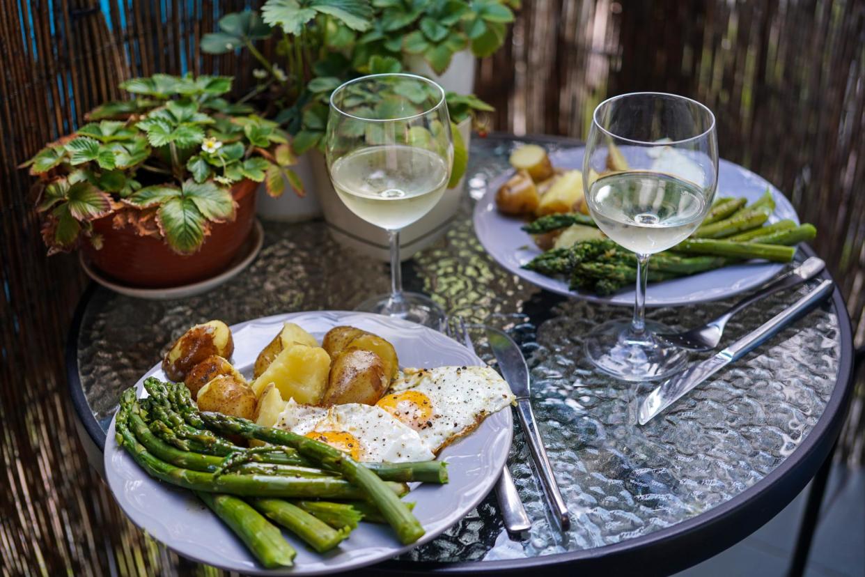 <span>How you cook your asparagus will dictate what kind of wine you drink with it.</span><span>Photograph: chrupka/Getty Images/iStockphoto</span>