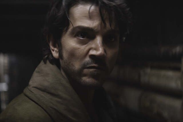 Cassian Andor (Diego Luna) in Lucasfilm's ANDOR, exclusively on Disney+.