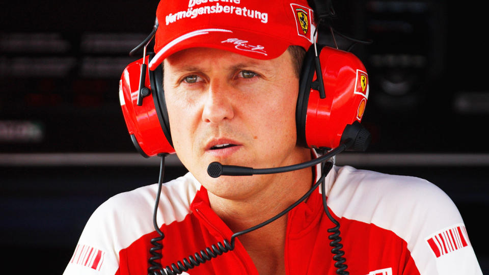 Michael Schumacher, pictured here during the Italian Grand Prix in 2009. 