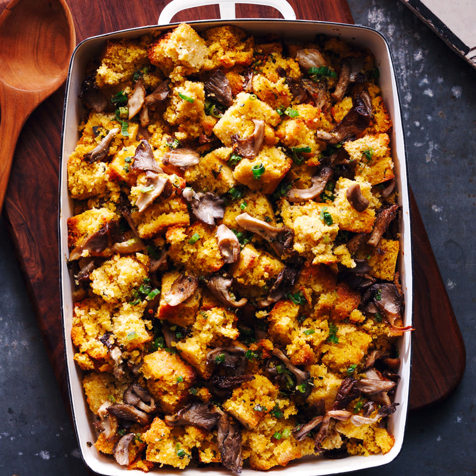 Cornbread & Oyster-Mushroom Stuffing