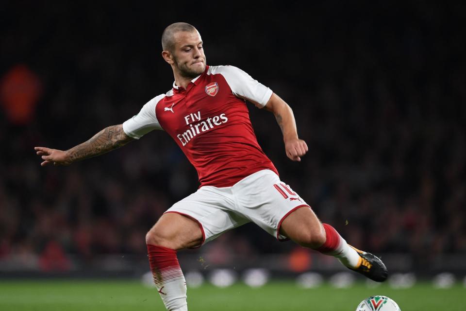 Back in action | Jack Wilshere: Stuart MacFarlane/Arsenal FC via Getty Images