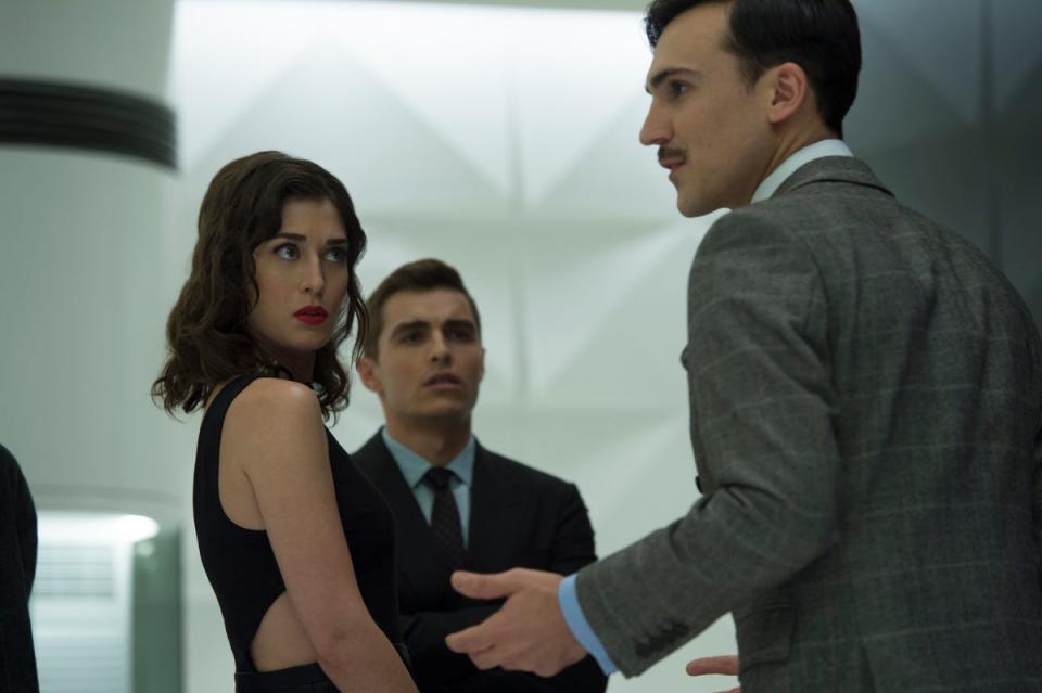 Lizzy Caplan took over from Isla Fisher in ‘Now You See Me 2’ (Lionsgate)