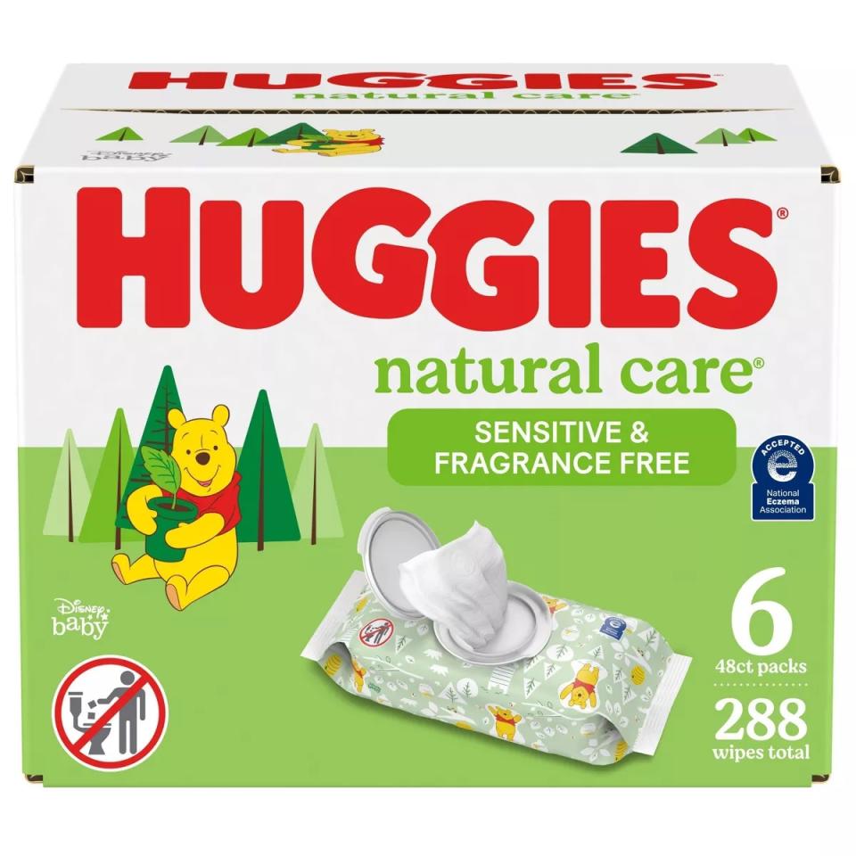 Huggies Natural Care Sensitive Unscented Baby Wipes
