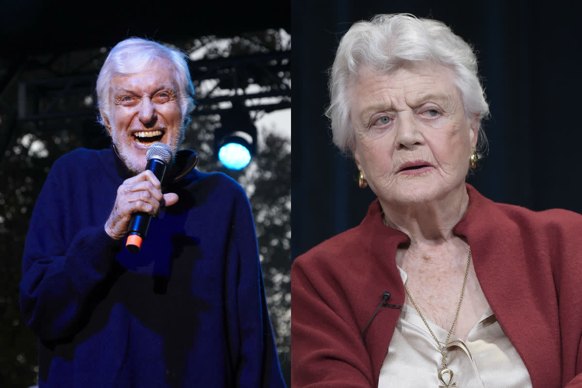 Dick Van Dyke and Angela Lansbury (Credit: AP)