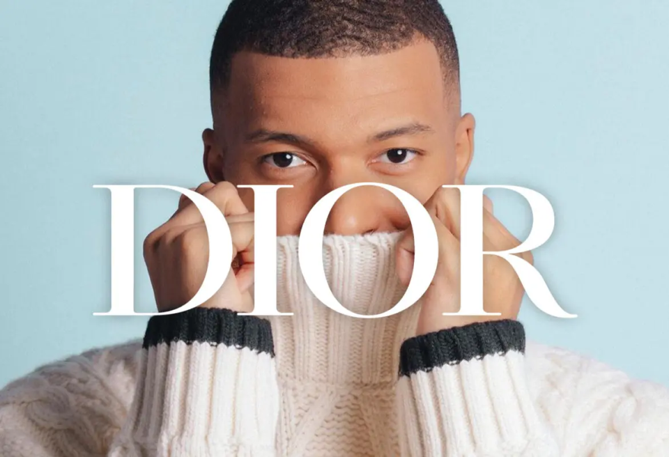 Mbappé alianza con Dior