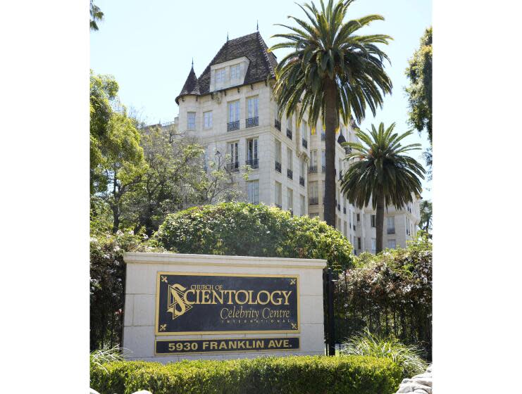 The Church of Scientology Celebrity Centre is pictured, Friday, April 21, 2023, in Los Angeles. (AP Photo/Chris Pizzello)