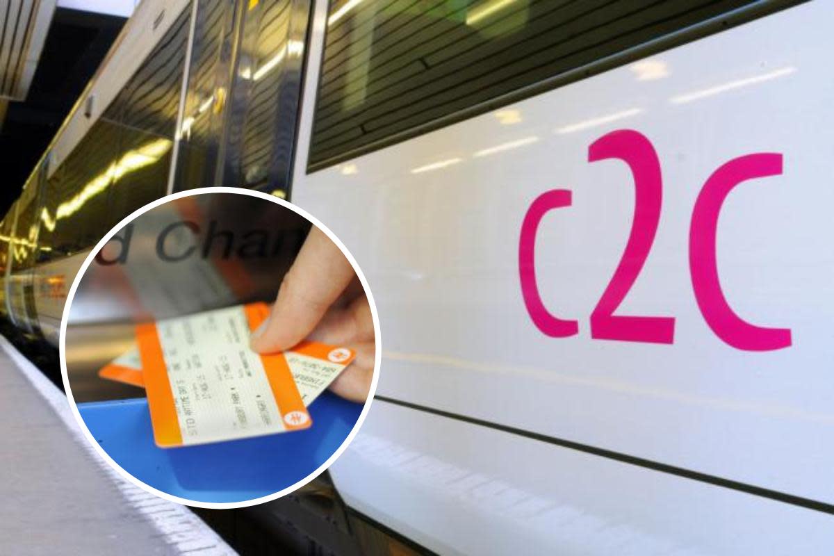 Notorious fare dodger fined a record-breaking £10k in crackdown by c2c <i>(Image: c2c / PA)</i>