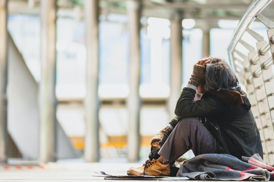 Homelessness is linked to increased risk of concussion. (Shutterstock)