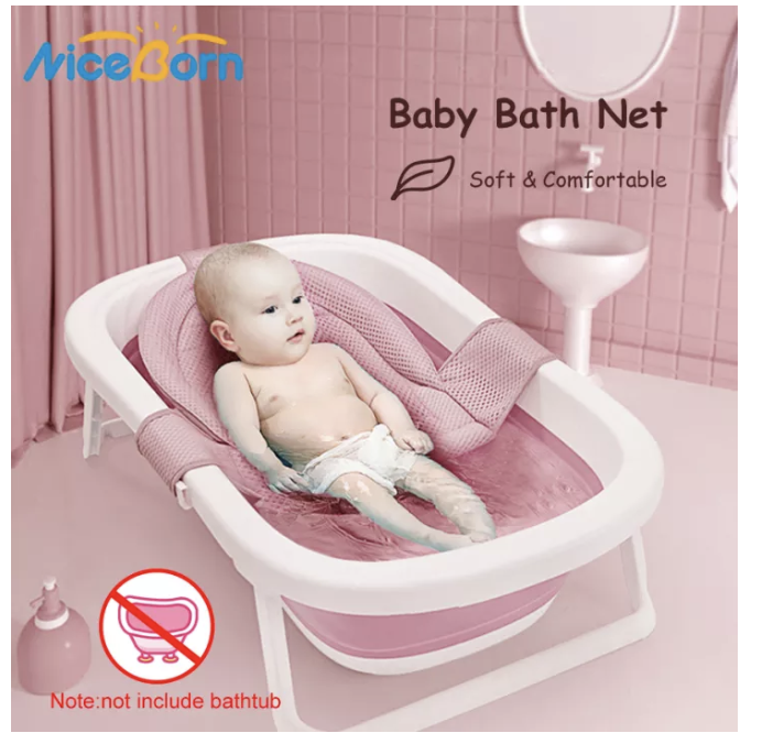 NiceBorn Baby Foldable Bath Tub Pad. (PHOTO: Lazada SG)