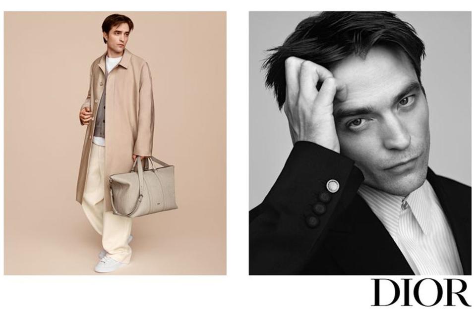 <p>Alasdair McLellan/DIOR</p> Robert Pattinson for Dior.