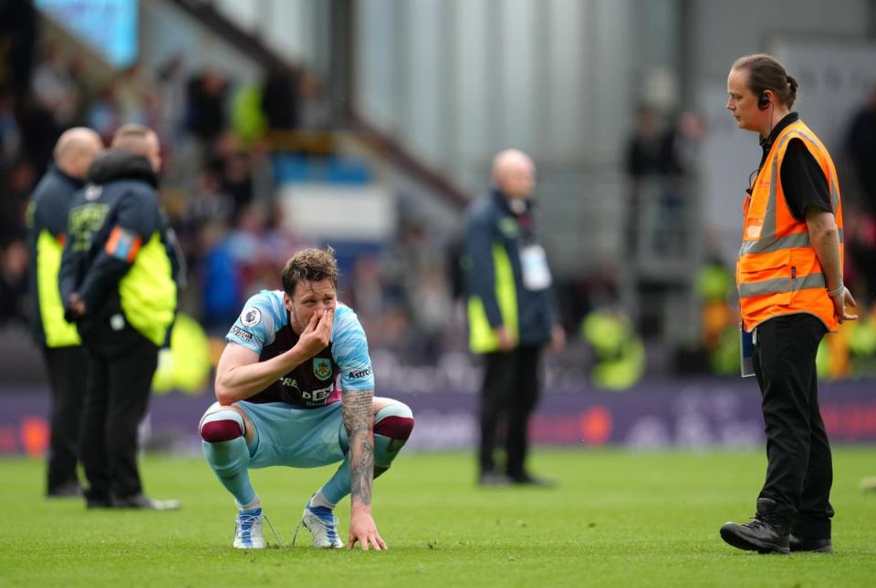 Burnley were relegated from the Premier League last season (Nick Potts/PA) (PA Wire)