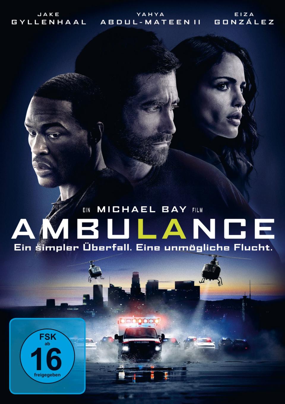 Michael Bay meldet sich zurück: "Ambulance" ist überlebensgroßes und rastlos inszeniertes Action-Kino. (Bild: Universal)