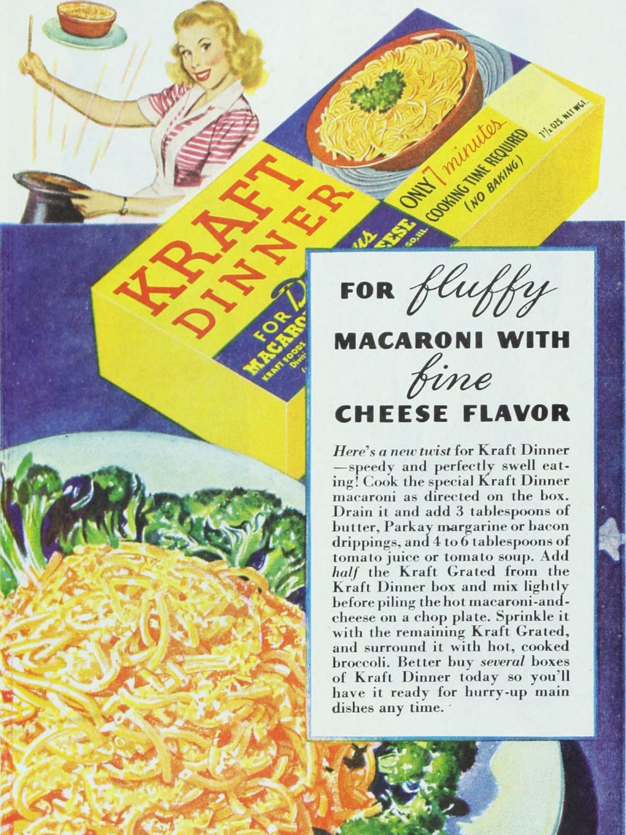 Vintage Mac and Cheese Box