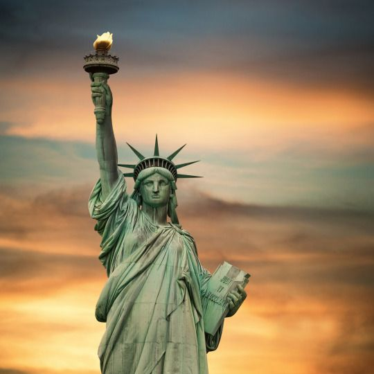 La Estatua de la Libertad, Estados Unidos