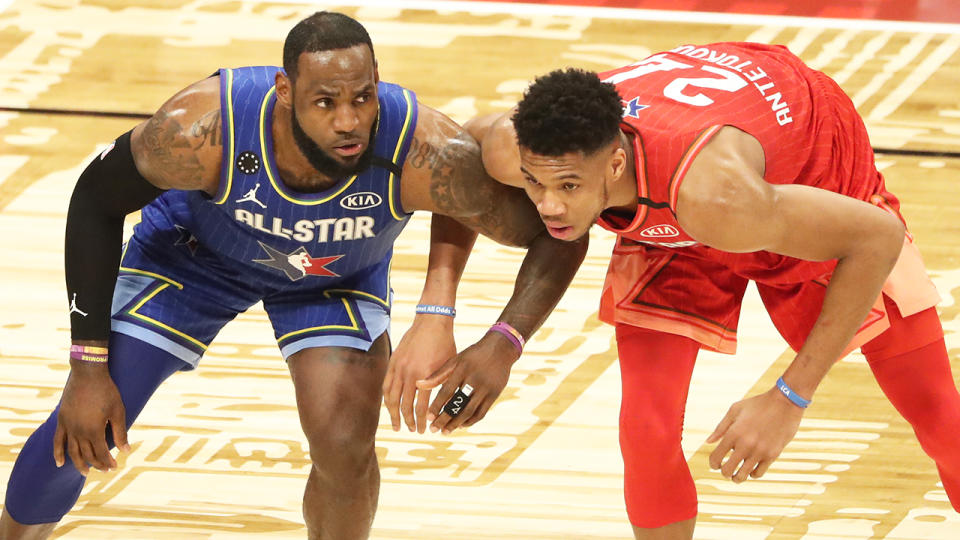 LeBron James and Giannis Antetokounmpo, pictured, put on a show that fans say was the best All-Star game in years.