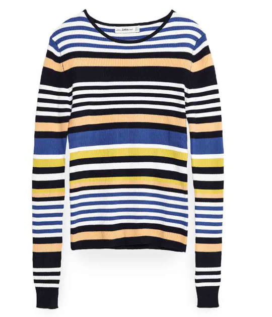 Zara Multicolored Striped Sweater