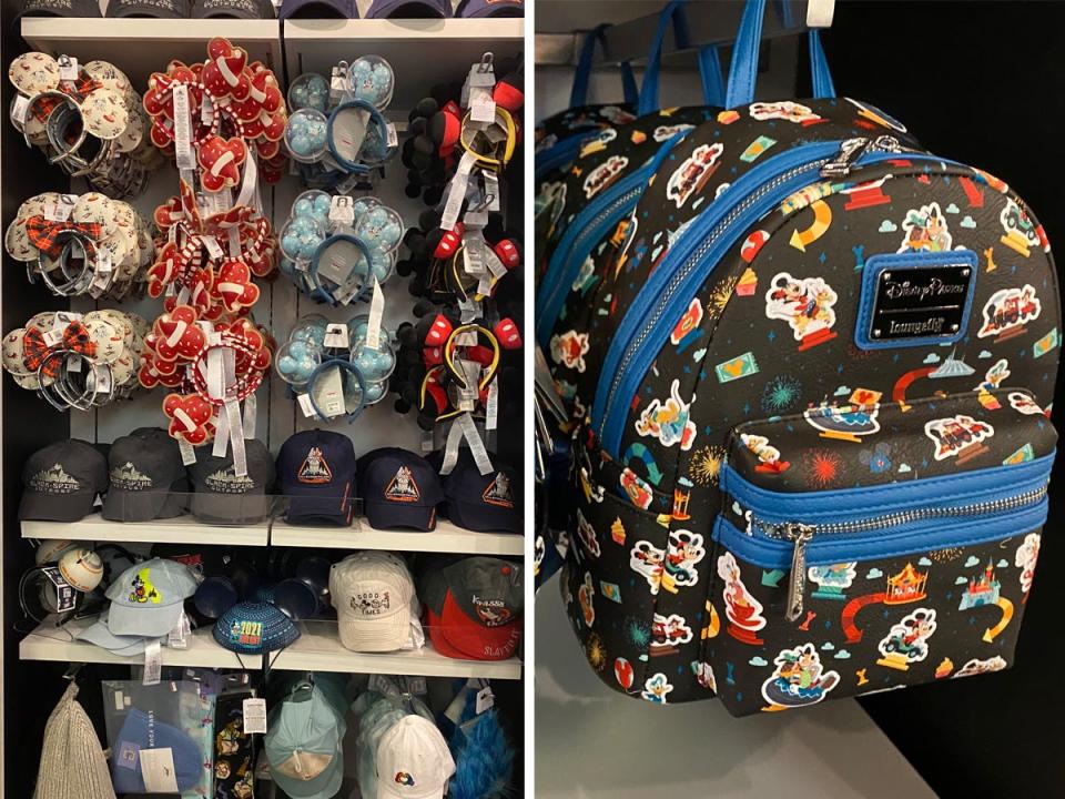 Merchandise at the Disney Outlet in Elizabeth, New Jersey.
