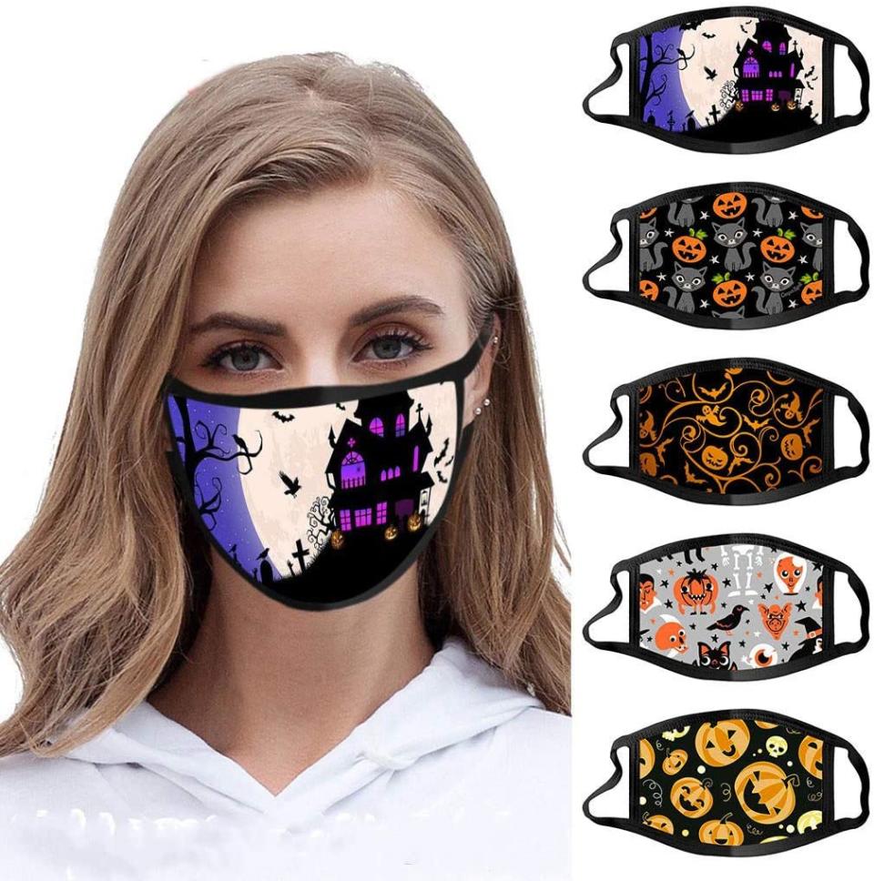 pumpkin Halloween face masks, Halloween face masks