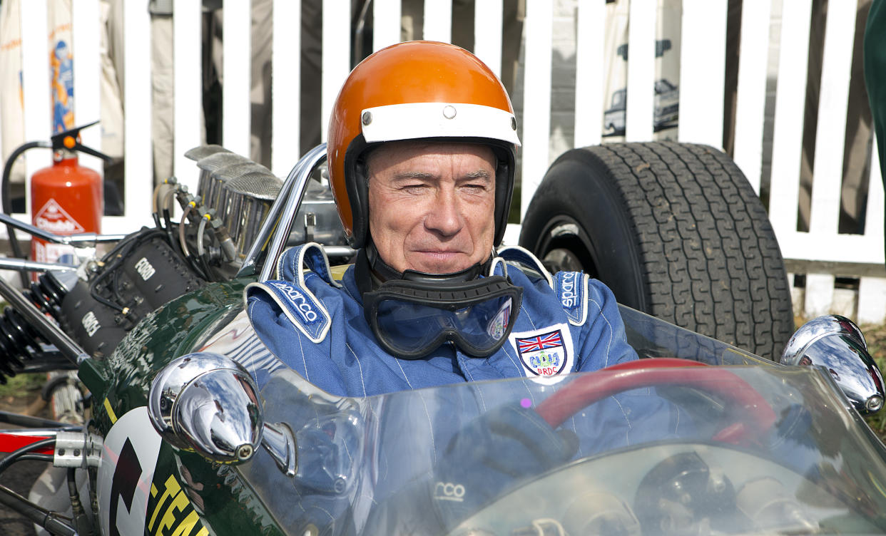 Tiff Needell pictured at The Goodwood Revival Meeting 13th Sept 2013 (Getty)