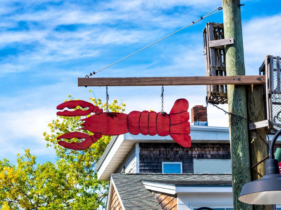 Maine lobster boat