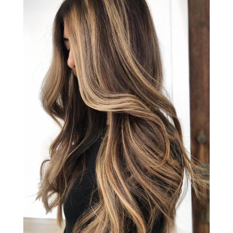 Long Bronde Balayage