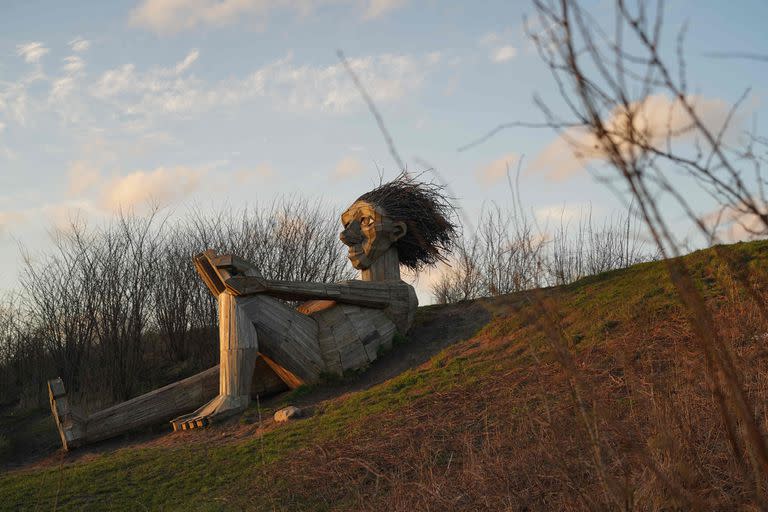 Trolls; bosques; dinamarca; Thomas Dambo ; mundo; esculturas