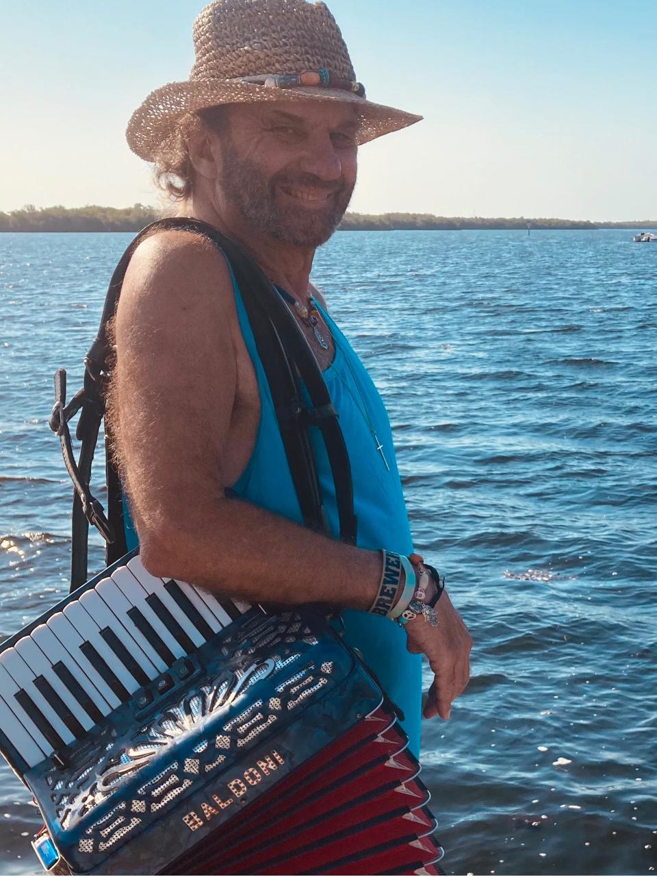 Musician Yard Dog Charlie plays what he calls "Florida swamp music."