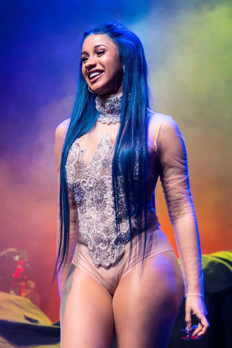 At a performance in New Orleans, December 2017