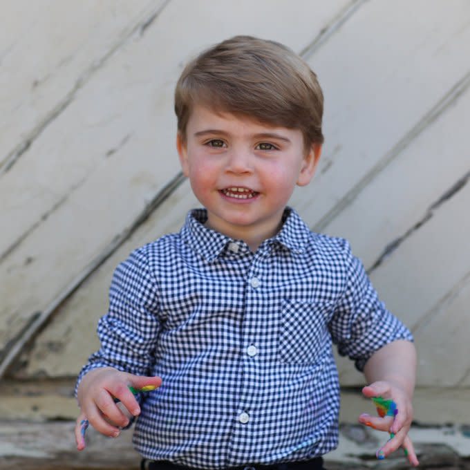 Prince Louis's second birthday portraits. Taken in spring 2020.