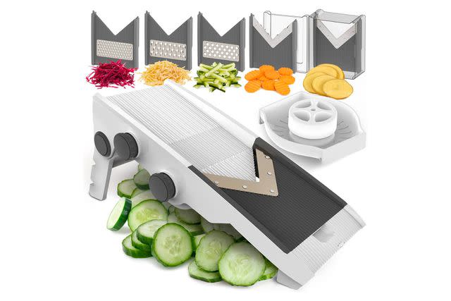 KitchenAid Adjustable Handheld V-Blade Mandoline Fruit and