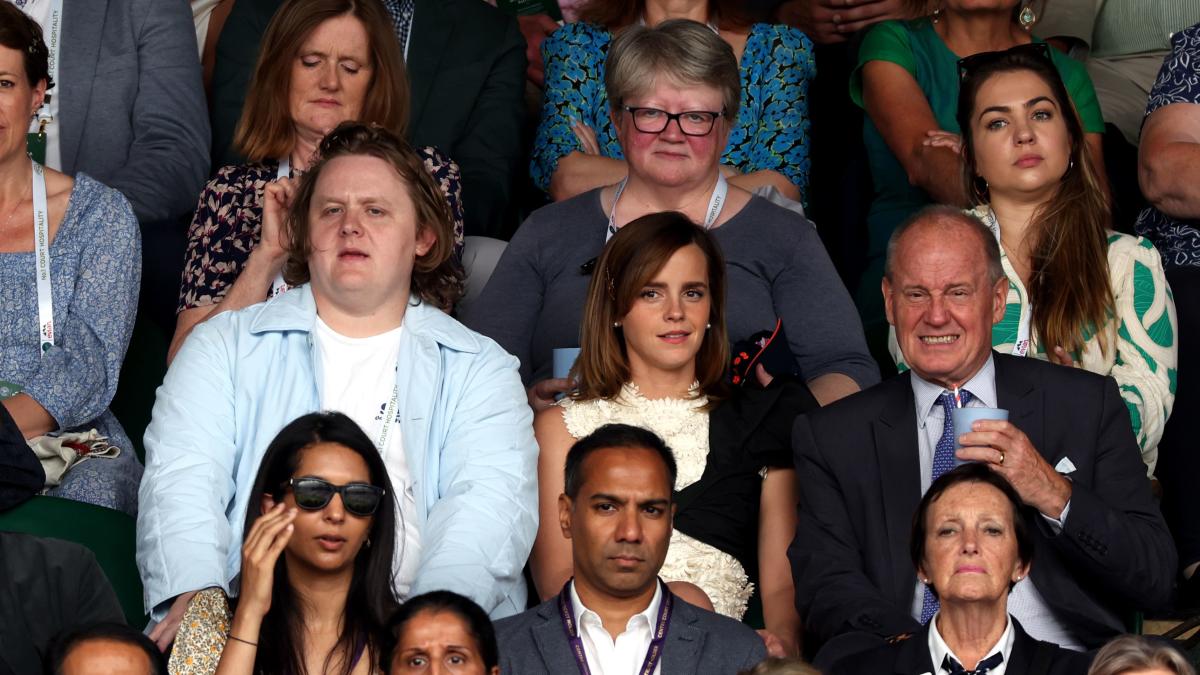 Lewis Capaldi und Emma Watson gehörten zu den Stars beim Wimbledon-Frauenfinale