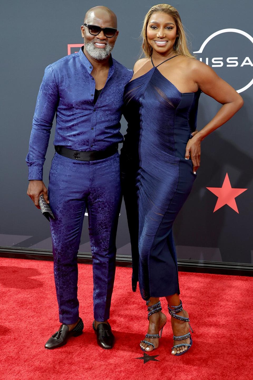 Nyonisela Sioh and NeNe Leakes attend the 2022 BET Awards at Microsoft Theater on June 26, 2022 in Los Angeles, California.