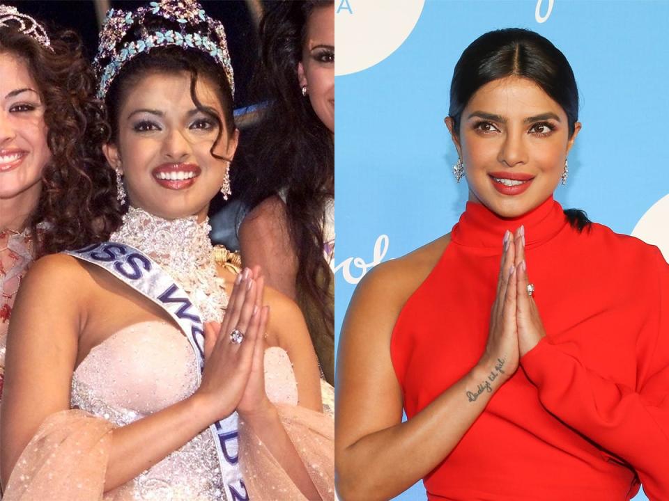 priyanka chopra miss world namaste pose