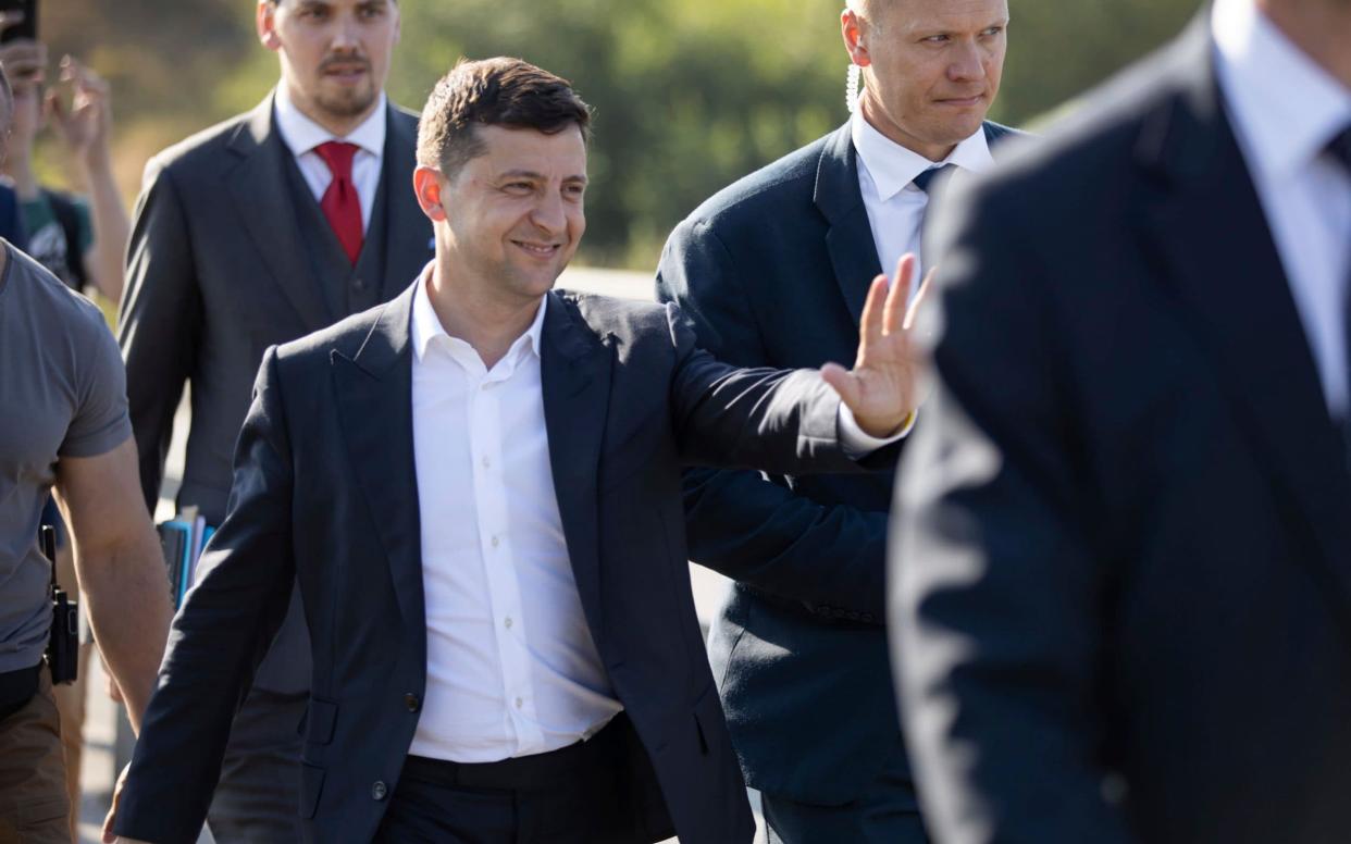 President Volodymyr Zelenskiy's Servant of the People party is expected to win up to half of the vote - Ukrainian Presidential Press Off