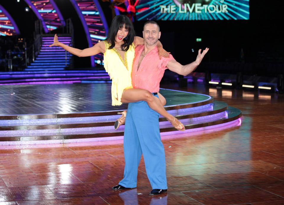 Birmingham. West Midlands. UK.  Nancy Xu and Will Mellor at the Strictly Come Dancing - The Live Tour launch. Photocall. Utility Arena. 19th January 2023.  Ref:LMK11-SLIVE200123-001. Steve Bealing/Landmark Media WWW.LMKMEDIA.COM